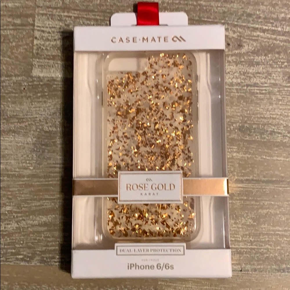 New Case Mate iPhone 6/6s rose gold karat